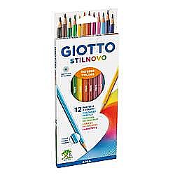 Creioane colorate - Creioane colorate 12 culori/cutie, GIOTTO Stilnovo