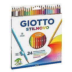 Creioane colorate - Creioane colorate 24 culori/cutie, GIOTTO Stilnovo