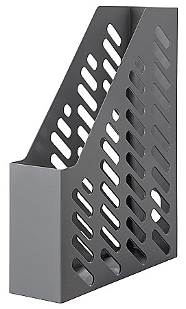 Suporti pentru cataloage - Suport vertical plastic pentru cataloage HAN Klassik - gri inchis
