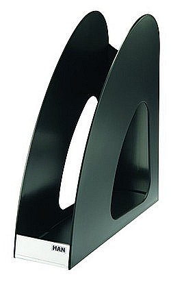 Suporti pentru cataloage - Suport vertical plastic pentru cataloage HAN Twin - negru