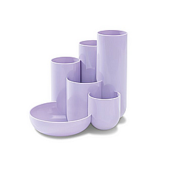Suporti pentru articole de birou - Suport pentru instrumente de scris HAN Campus, 5 compartimente - violet pastel