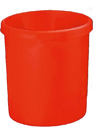 Cosuri hartii - Cos de birou pentru hartii, 18 litri, HAN Grip - rosu