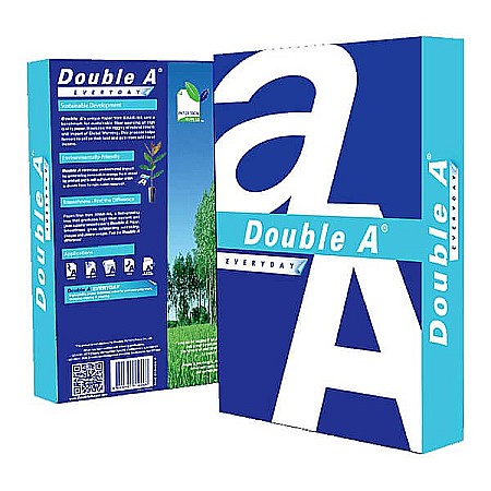 Hartie A4 - Hartie alba pentru copiator A4, 80g/mp, 500coli/top, clasa A, Double A Premium