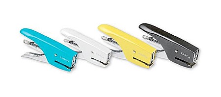 Capsatoare si capse - Capsator de mana (tip cleste), 12 coli + 500 capse(nr.10), Kartia M013