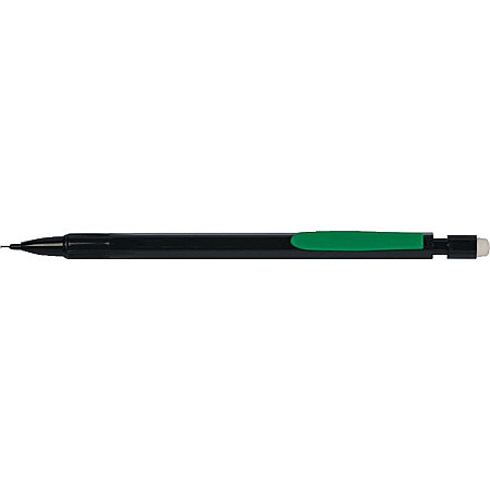 Creion mecanic din plastic, 0.5 mm, con si varf din plastic, + 3 mine gratis, Q-Connect