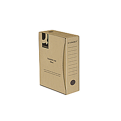 Cutii de arhivare - Cutie arhivare 100mm, 100x339x298mm, carton 400gsm, Q-Connect - gri/negru