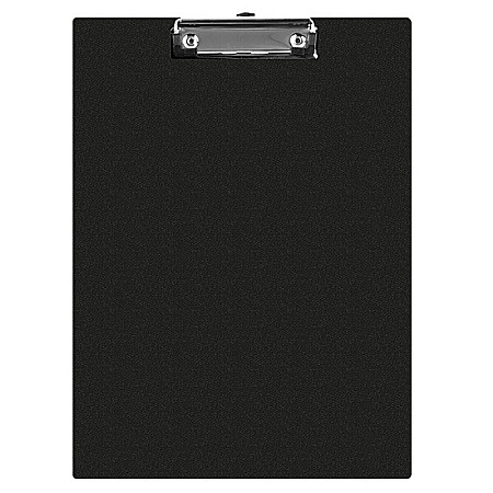 Clipboard simplu A5, plastifiat PVC, Q-Connect - negru