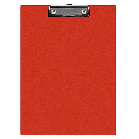 Clipboarduri pentru documente - Clipboard simplu A5, plastifiat PVC, Q-Connect - rosu