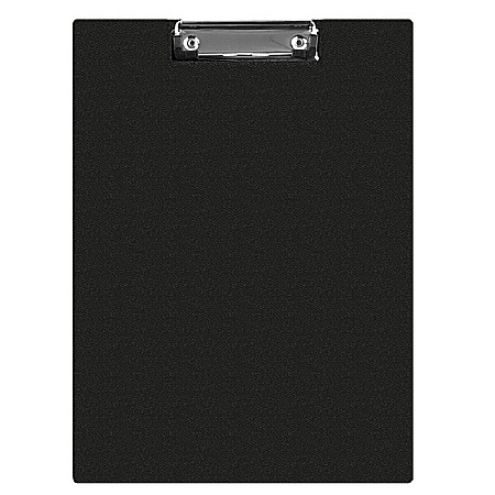 Clipboarduri pentru documente - Clipboard dublu A5, plastifiat PVC, Q-Connect - negru