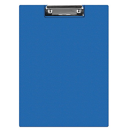 Clipboarduri pentru documente - Clipboard dublu A5, plastifiat PVC, Q-Connect - albastru