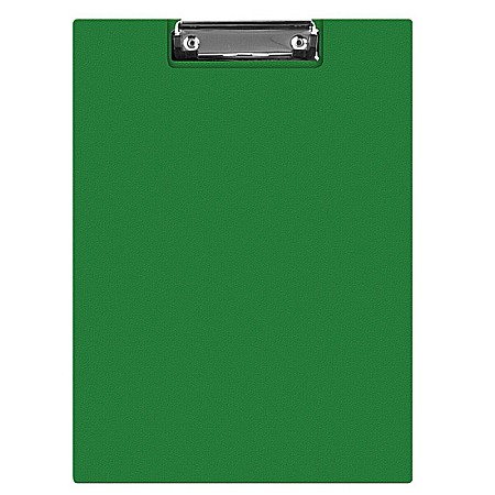 Clipboarduri pentru documente - Clipboard dublu A5, plastifiat PVC, Q-Connect - verde