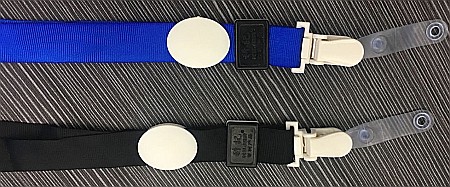 Lanyard textil, 20mm latime, KEJEA - albastru