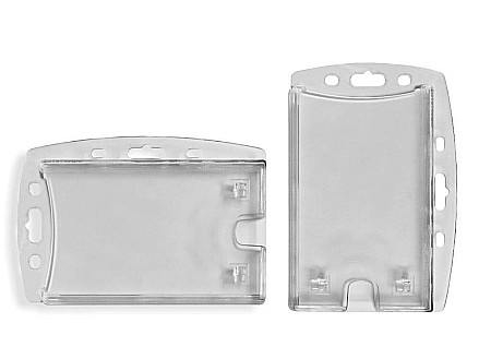 Sisteme de afisare - Suport PS, pentru ID carduri, 90 x 55mm, V+H, cu sistem anti-alunecare, 5 buc/set, KEJEA - transp.