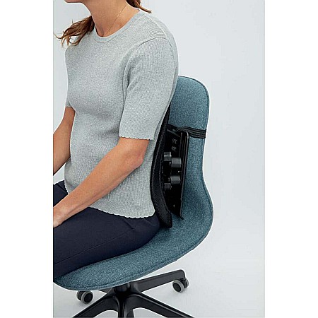 Suport ergonomic Kensington SmartFit, pentru partea lombara, ajustabil, husa lavabila, negru [2]