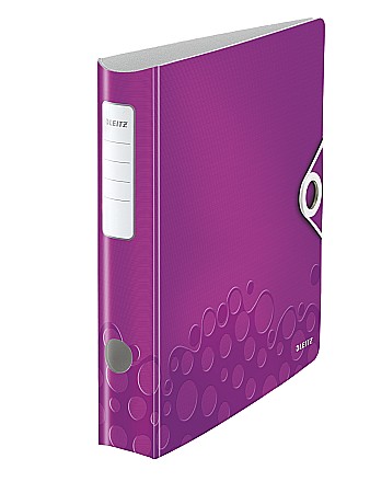 Bibliorafturi - Biblioraft LEITZ Active Wow 180, A4, 50 mm, polyfoam - mov metalizat