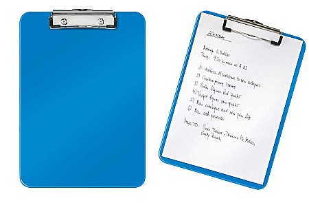 Clipboarduri pentru documente - Clipboard simplu LEITZ Wow, PS - albastru metalizat