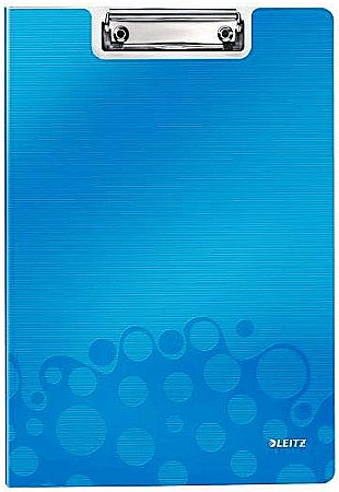 Clipboarduri pentru documente - Clipboard dublu LEITZ Wow, PP - albastru metalizat