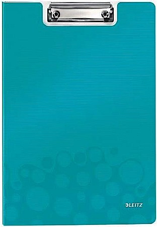 Clipboarduri pentru documente - Clipboard dublu LEITZ Wow, PP - turcoaz metalizat