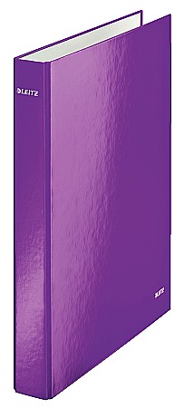 Caiete mecanice - Caiet mecanic LEITZ Wow, mecanism 2DR, inel 25mm, carton laminat - mov metalizat