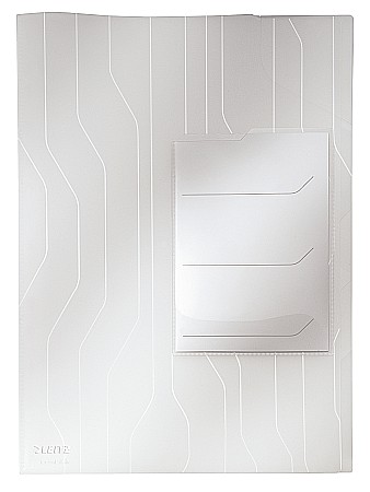 Folie protectie documente - Mapa LEITZ Combi File, cu separatoare, PP, A4, 200 mic, 3 buc/set - transparent