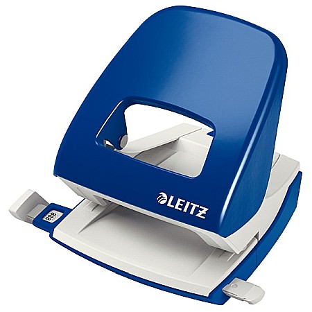 Perforator metalic LEITZ 5008 NeXXt Series, 30 coli - albastru