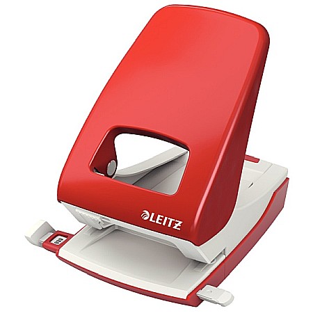 Perforatoare - Perforator metalic LEITZ 5138 NeXXt Series, 40 coli - rosu