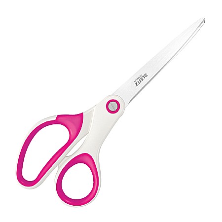 Foarfeci - Foarfece pentru birou LEITZ Wow Titanium, 205 mm - roz metalizat