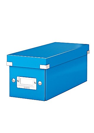 Organizare si arhivare - Cutie pentru 30/60 CD-uri, LEITZ Click & Store, carton laminat - albastru