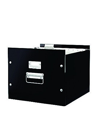 Cutii de arhivare - Cutie LEITZ Click & Store, pentru 15 dosare suspendabile - negru