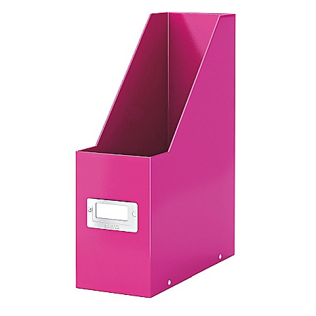 Suporti pentru cataloage - Suport vertical LEITZ Click & Store pentru documente, carton laminat - roz