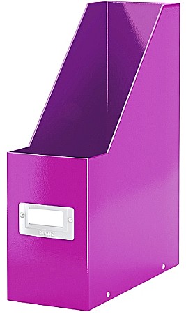 Suporti pentru cataloage - Suport vertical LEITZ Click & Store pentru documente, carton laminat - mov