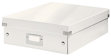 Cutii de arhivare - Cutie LEITZ Organizer Click & Store medie - alb