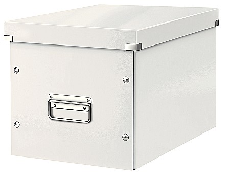 Cutii de arhivare - Cutie LEITZ Click & Store Cub, mare - alb