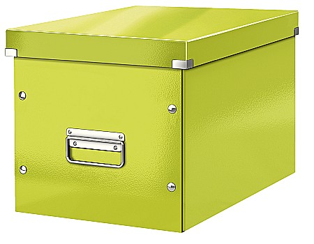 Cutii de arhivare - Cutie LEITZ Click & Store Cub, mare - verde
