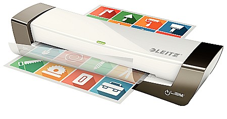 Aparatura pentru birou - Laminator LEITZ iLAM Office A4, 80-125 microni - argintiu
