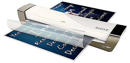 Aparatura pentru birou - Laminator LEITZ iLAM Office A3, 80-125 microni - argintiu