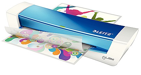 Aparatura pentru birou - Laminator LEITZ iLAM Home Office A4, 80-125 microni - albastru