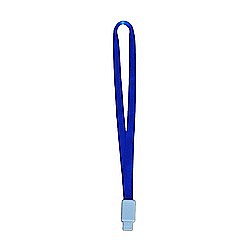 Ecusoane si accesorii - Lanyard textil, 15mm latime,clip retractabil, KEJEA - albastru
