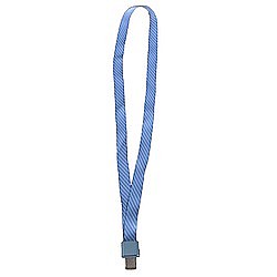 Ecusoane si accesorii - Lanyard textil, 15mm latime,clip metal, KEJEA - gri
