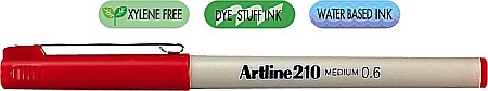 Linere - Liner ARTLINE 210, varf fetru 0.6mm - rosu