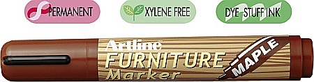 Markere cu destinatie speciala - Marker ARTLINE 95, pentru mobilier din lemn (retusuri), corp plastic, varf tesit 2.0-5.0mm - artar