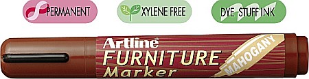 Markere cu destinatie speciala - Marker ARTLINE 95, pentru mobilier din lemn (retusuri), corp plastic, varf tesit 2.0-5.0mm - mahon