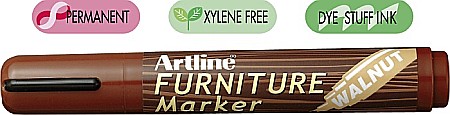 Markere cu destinatie speciala - Marker ARTLINE 95, pentru mobilier din lemn (retusuri), corp plastic, varf tesit 2.0-5.0mm - nuc