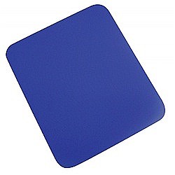 Aparatura pentru birou - Mouse pad textil, simplu, 22 x 26 cm, Q-Connect - albastru