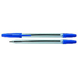 Pixuri de unica folosinta - Pix transparent de unica folosinta , varf 1.0mm, Office Products - albastru