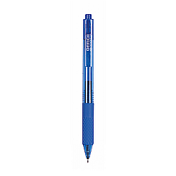 Pixuri cu gel - Pix cu gel, mecanism retractabil, rubber grip, 0.5 mm, Office Products - albastru