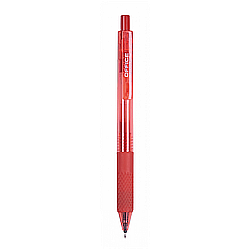 Pixuri cu gel - Pix cu gel, mecanism retractabil, rubber grip, 0.5 mm, Office Products - rosu