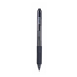 Pixuri cu gel - Pix cu gel, mecanism retractabil, rubber grip, 0.5 mm, Office Products - negru