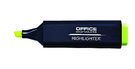 Textmarker varf lat, Office Products - galben