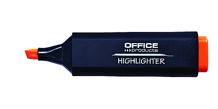 Textmarker varf lat, Office Products - portocaliu